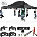10X15 Ez Pop Up Canopy Outdoor Weeding Party Tent W/ Side Walls &roller Bag New. Fixed Price $229.99.