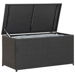 Vidaxl Patio Box- Durable Poly Rattan Garden Item Storage, Powder-coated. Fixed Price $114.99.