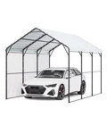 Vevor 10' X 15' Metal Carport Heavy Duty Outdoor Shelter Garage For Boats. Fixed Price $609.90.