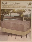 Kylin Lucky Better Patio Table Cover Waterproof 110 X 84 2 Tone Gray/tan. Fixed Price $50.00.