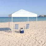 Flash 8'X8' White Outdoor Pop Up Event Slanted Leg Canopy Tent/carry Bag. Fixed Price $139.99.