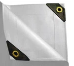 12 Mil Heavy Duty White Tarp Canopy Tent Carport Cover Uv Weather Tricoated Poly. Fixed Price $157.99.