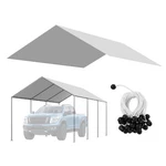 10X20FT Carport Canopy Replacement, Uv/waterproof, Grey, Frame Not Included. Fixed Price $66.99.
