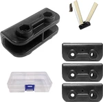 4PCS 2-WAY Pop-up Gazebo Replacement Connector Canopy Tent Parts Bla. Fixed Price $12.98.