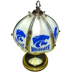 Vtg Kansas State University 3-WAY 11 Touch Lamp 6 Glass Panels Wildcats Logo. Fixed Price $59.88.