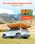 Vevor 270 Free-standing Vehicle Awning 52 Sq.ft Shade, Waterproof. Fixed Price $299.99.