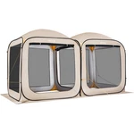 Vevor 12X6FT 2-IN-1 Pop Up Screen House Tent, Portable Canopy W/ Bag. Fixed Price $188.99.
