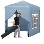 6.5X6.5 Ft Pop Canopy, UPF50+ Outdoor Tent With 2 Removable Sidewal.... Fixed Price $131.12.