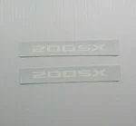 New 1984-1989 200SX Logo Decal Pair 4.25" Sail Panel Window S12 Turbo Se V6 Xe. Fixed Price $12.00.