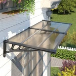 90 120'' Polycarbonate Window Door Awning Canopy With Uv Rain Protection. Fixed Price $129.99.