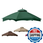 Flexzion Lowes Allen Roth 10X12 Gazebo Replacement Canopy Top - Fits. Fixed Price $144.17.
