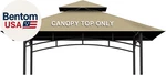 Grill Gazebo Replacement Canopy Top Only - 5' X 8' Outdoor Bbq Roo. Fixed Price $50.57.