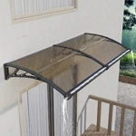 Guansu-cn 40"X 60" Window Awning Canopy Outdoor With Gutter Polycarbonate. Fixed Price $90.29.