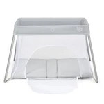 Costway Foldable Baby Playpen Infant Lightweight Crib Mesh W/ Carry Bag Gray. Fixed Price $79.99.