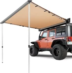6.6'X8.2' Vehicle Awning - UV50+ Retractable Sun Shade For Suvs & Camping. Fixed Price $207.99.