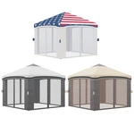 Outsunny 10' X Pop Up Canopy Foldable Party Tent With Nettings. Fixed Price $154.99.