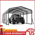 12'X24' Metal Carport, Heavy Duty Galvanized Steel Roof Canopy Shelter Truck. Fixed Price $758.69.