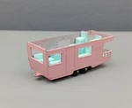 Matchbox Vintage Trailer Caravan Pink No 23 Missing Top. Fixed Price $7.88.