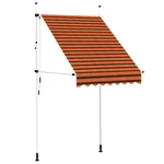 Manual Retractable Awning 6.35 Oz / Polyester With Pu Coated Sun Shade Vidaxl. Fixed Price $88.99.