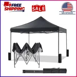 Gianna 10X10 Ft Pop Canopy Tent With Slant Legs And Carrying Bag, Easy Setup. Fixed Price $55.43.