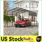 Heavy Duty Galvanized Steel Roof Garage Car Shelter Shade 10X15 Ft For Suv, Boat. Fixed Price $499.99.
