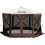 Camping Gazebo Tent 10 Ft. X 6 Sided Pop-up Canopy Screen For 8-PERS. Fixed Price $235.83.