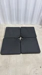 Costway Patio Umbrella Base 4 Plate Hdpe Plastic Weighted Stand Black. Fixed Price $39.99.