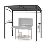 7'X4.5' Grill Gazebo Outdoor Patio Garden Bbq Canopy Shelter Storage Hook, Gray. Fixed Price $119.99.