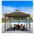 Gazebo Canopy Top Replacement Outdoor Garden Sunshade Cover Dual-tier One-tier. Fixed Price $23.09.