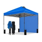 Tunbne 10'X10' Pop Up Canopy With Sidewall, Patented One Push, 1-PERSON .... Fixed Price $236.83.