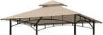5FT X 8FT Double Tiered Replacement Canopy Grill Bbq Gazebo Roof Top, For. Fixed Price $58.98.