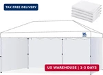 Fanpat 10X20FT Canopy Sidewalls Fit Pop Up Tent, Waterproof 99% Uv Prote. Fixed Price $110.94.