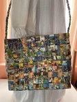 Woven Photo Collage Shoulder Bag Y2K Style Pop Art Mosaic Purse. Fixed Price $19.99.