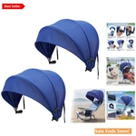 Extra Large Blue Foldable Beach Chair Sun Shade With Adjustable Clamp For Out.... Fixed Price $98.95.