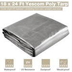 Yescom 18X24FT 10-MIL Plastic Tarp Waterproof Heavy Duty Pickup Truck Bed Cover. Fixed Price $72.90.