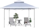 Abccanopy Easy Set-up 13X13 Tent 169 Sq.ft Sun Shade Light Gray. Fixed Price $225.99.
