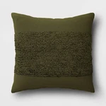 Threshold 18" X Square Cotton Tufted Throw Pillow Olive #C849. Fixed Price $11.96.