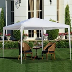 3X3M Waterproof Gazebo Tent Canopy With Spiral Tubes White, For Wedding, Camping. Fixed Price $58.98.