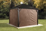 Shelterlogic Sojag Curtains For Dakota Color Brown Material Fabric. Fixed Price $199.99.