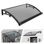Window Awning Front Door Eaves Canopy 40"X24" Polycarbonate Roof Sun Shade Cover. Fixed Price $55.78.