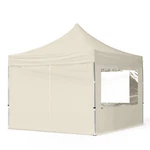Toolport 10X10 Ft Pop Up Canopy Portable Gazebo Tent Aluminium 4 Walls Cream. Fixed Price $259.00.