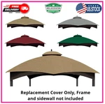 Replacement Top For Lowes Allen Roth 10X12 Gazebo Model #GF-12S004B Khaki. Fixed Price $83.84.