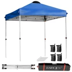 Patiojoy 6.6' X Pop Up Canopy Tent Instant Sun Shade Adjustable Roller Bag. Fixed Price $84.99.