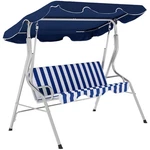 3-PERSON Porch Swing With Canopy, Patio Chair, Outdoor Bench. Fixed Price $112.99.