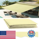 Wjcwhh 13 X 10 Retractable Patio Awning Replacement Fabric Cloth Durable. Fixed Price $239.09.