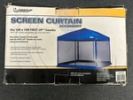 Screen Curtain Accessory Fits 10FT X First-up Gazebo. Fixed Price $65.00.