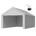 13X20FT Carport Canopy Replacement, Uv/waterproof, Grey, Frame Not Included. Fixed Price $225.99.