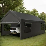 Shintenchi Carport 10' X 20' Heavy Duty Portable Garage, 10*20 Ft, Gray. Fixed Price $391.56.