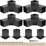 Grehitk 8-PIECE Pergola Bracket Set For Gazebos & Log Cabins Easy Assembly. Fixed Price $188.29.