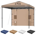 Kampkeeper Instant Canopy Sidewalls With 4 Pockets For Pop Up Khaki. Fixed Price $58.79.